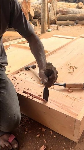 Cutting a Mortise in Wood with a Chisel | Hand Tool Woodworking