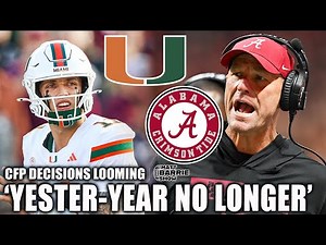 ‘MOVE TO 16 TEAMS!’ - Alabama & Miami among CFP BIG DECISIONS | The Matt Barrie Show