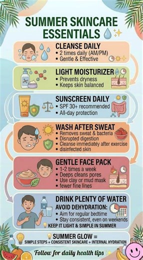 Simple Summer Skincare Routine ☀️