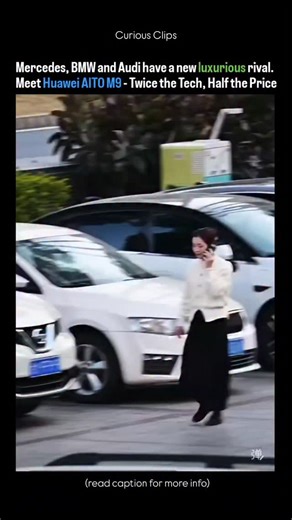 @curiousclipsdaily on Instagram: "The Huawei AITO M9 is a luxurious, full-size smart SUV developed by AITO, with extensive technology from Huawei, available as both a pure electric (BEV) and range-extended electric vehicle (EREV). It is currently a top-selling model exclusively in the Chinese market, with no confirmed international availability. The BEV version offers a CLTC range of up to 630 km (391 miles) with a 100 kWh battery, while the EREV version, equipped with a 52 kWh battery and a 1.5