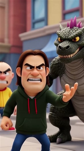 Boris Anderson(JonsCartoonShow) vs Godzilla 2000