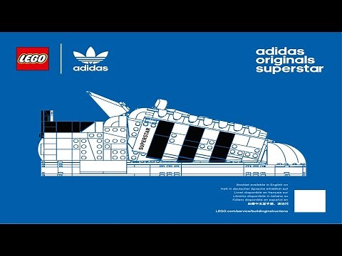 LEGO instructions - Creator Expert - 10282 - Adidas Originals Superstar (right shoe)