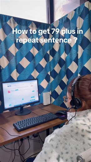 How to get 79 plus in repeat sentence ? #pte #ielts #australia🇦🇺 #onlineclass #fyp