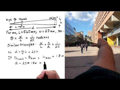 rule of thumb distances