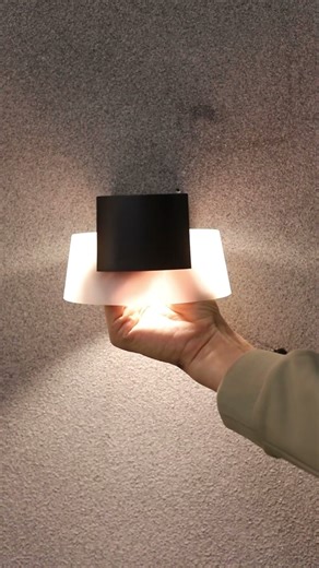 🔥#OteshenLEDWallLight # This wall light is a multi-tasker: Adjustable Color Temp + IP65 Waterproof!
