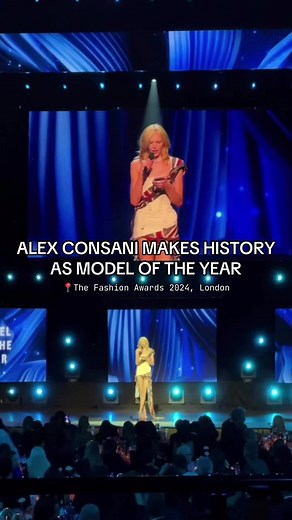 Alex Consani Wins Model of the Year at The Fashion Awards