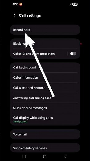 Stop Automatic Call Recording on Samsung Phone | Turn Off Call Recording | #Shorts