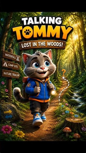 Talking Tommy Got LOST?! 😱🌲 #shorts