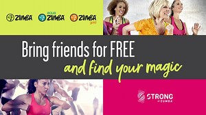 Yaasss! All your favorite #Zumba and STRONG by Zumba® formats workouts in one SUPER party…Find classes near you here: www.24hourfitness.com/classes #ZumbaSUPERParty | 24 Hour Fitness