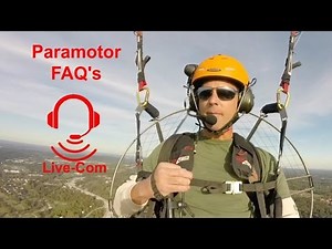 Powered Paragliding - FAQ's about Paramotoring
