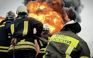 Drones hit Russia's Ulyanovsk region: Substation on fire, power knocked out