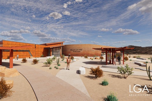 Valley of Fire building new visitor center