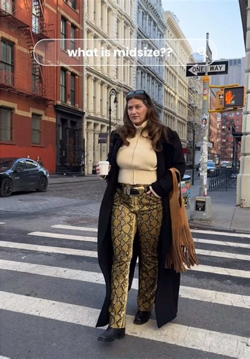 So what does midsize even mean?? Midsize is when you are in-between plus size and straight size. I can fit into an XL or XXL of a lot of brands but a lot of times the biggest size is too small for me and vise versa, sometimes I fit into a 1X but other times, the plus sizing is slightly too big. I use this term mainly because I think it is helpful to be able to find someone with your body type you can look to fashion inspiration. I really look at it as a tool to make shopping easier. vc: @Jessie 