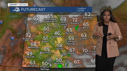 Mild spring weather, rain chances increase late week