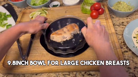 Amazon.com: Chicken Shredder Tool Twist - Meat Claws for Shredding Chicken Breast, Pulled Pork, Beef, Salad - Large Heat-Resistant Anti-Skid Bowl, Clear Lid - Essential Kitchen Gadget for Shredded Food : Office Products