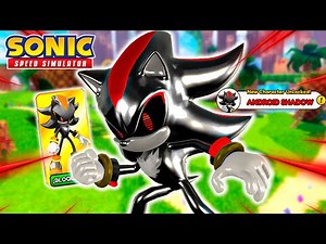 ¡Cómo Desbloquear a ANDROID SHADOW En Sonic Speed Simulator Lo Más RÁPIDO!
