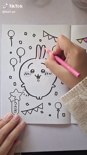 うさぎのぬり絵を楽しもう！