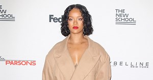 Rihanna ,WOWS in stunning dress, at Met Gala