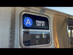 IND 8 Av Express: R211A (A) Train [Ozone Park-Lefferts Blvd to Inwood-207 St #3]