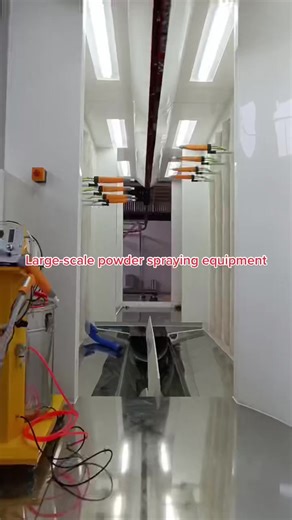 Large-scale powder spraying equipment