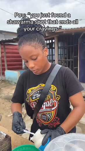 2.2K views · 162 reactions | “One bite and it’s game over.this is not your average shaWarama “ #baddestshawarmavendor8 #shawarmasensation #shawarya #nigeria Location:calabar Goldie mount Zion | Divine Etim | Facebook