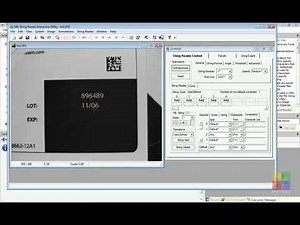 Matrox Design Assistant interactive development environment using the string reader step