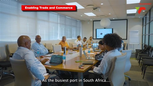 Know Your Ports – Presenting the Port of Durban South Africa’s commercial seaports play a crucial role towards economic expansion, contributing significantly to surrounding communities across South Africa and international markets. As the busiest harbour in the country, the Port of Durban connects our economy to the rest of the world and is strategically positioned as a gateway to the SADC region. #KnowYourPortIn60seconds #WhenTransnetWorksSouthAfricaThrives | Transnet National Ports Authority