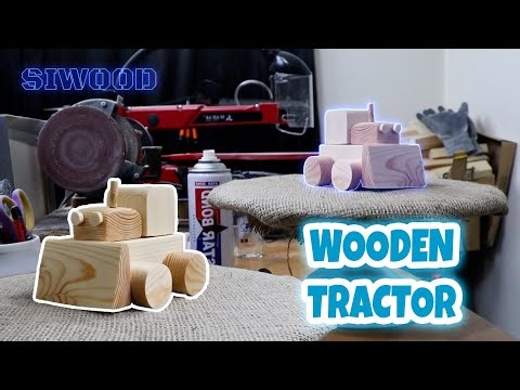 DIY Wooden Tractor Build | Perfect for Home Decor & Fun