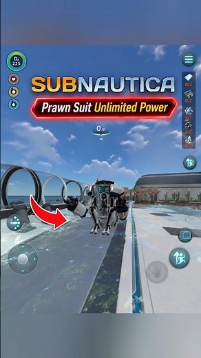 How to Build Unlimited Power Prawn Suit! #shorts #subnautica#gamingcommunity