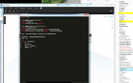 利用Revit Lookup插件进行Dynamo Python编程