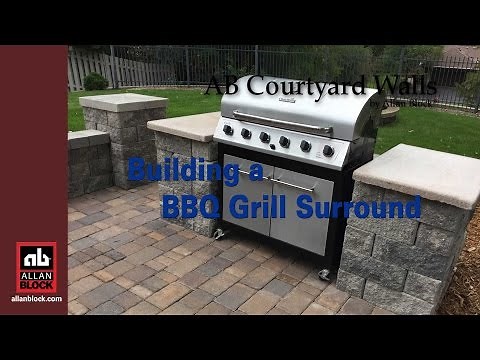 How to Build a BBQ Grilling Station or Grill Surround