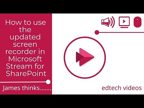 How to use the updated screen recorder in Microsoft Stream for SharePoint #screenrecorder