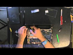DELL MINI 10 disassemble, take apart, how to open video disassembly