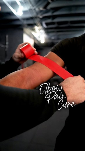 Effective Elbow Pain Relief Technique with Compression Floss