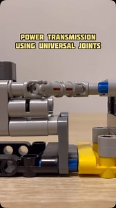 Power Transmission Using Universal Joints (Example) #lego #technic #legotechnic #mechanical #diy #mechanism #mechanicalengineering #legofan #legotechnicmoc #engineering #gears #bevelgears #transmission #gearbox | Bricks Master Builders