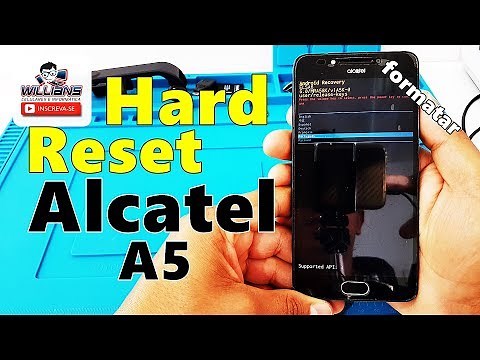 How to Format (hard reset) Alcatel A5, Format, Unlock, Restore
