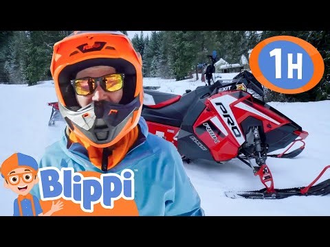 Blippi in the Snow! 🏂🏻 | Blippi 🔍 | Kids Learning Videos! | Exploring and Learning