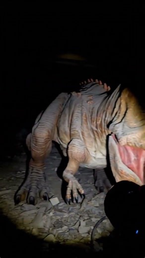 Exploring an Abandoned Film Cave… Then I Found This Dinosaur #abandoned #ghost #ww2 #scary #gaming