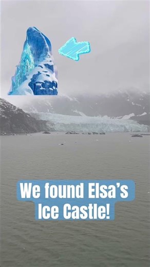 We found Elsas Ice Castle! #disney #frozen #elsa #icecastle