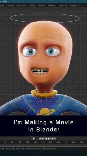 I'm Making a Movie in Blender (Solo Indie Animation Journey)