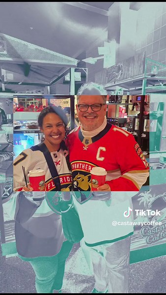 GET READY, PANTHERS NATION! Castaway Coffee is fueling the excitement at the @Amerant Bank Arena bringing the PERFECT BLEND of specialty coffee☕️ and @Florida Panthers hockey excitement!🏒 We're beyond thrilled to announce our newest location and proud partnership as the OFFICIAL COFFEE OF THE FLORIDA PANTHERS! Follow @_castawaycoffee for a chance to win free coffee! #CastawayCoffee #coffeeonamission #OfficialCoffeeOfThePanthers #PanthersNation #AmerantArena #CoffeeAndHockey #GameOn #FloridaPant