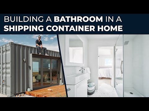 How to Build a Shipping Container Home | EP08 Building a Bathroom