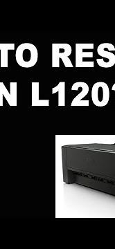 RED LIGHT BLINKING ON EPSON L120? SOLVED!