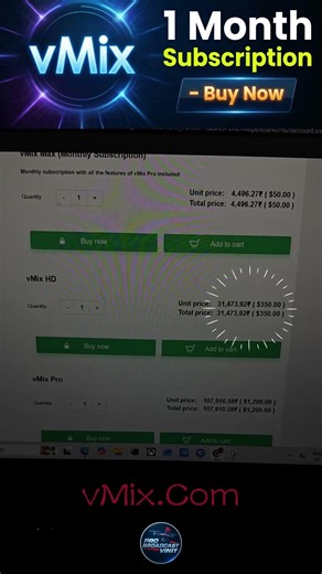 1 Month vMix – Don’t Miss #vmix #livestreaming #shortvideo #tech