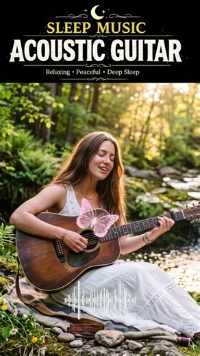 Relaxing Guitar Instrumental for Sleep 🌌 10 Hours of Calm Night Ambience #deepsleep #music