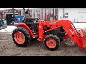 KUBOTA L3400 COMPACT TRACTOR WITH LOADER For Sale