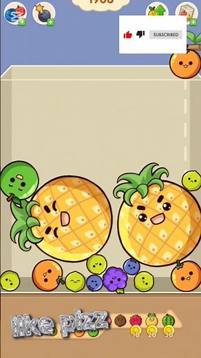 Mastering Fruit Merge: Creating Watermelon Combo.#fruitmerge #casualgameplay #mergepuzzle