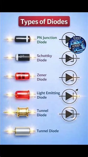 Types of diodes #sciencebysumati #physicsconcept