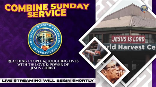 Sunday Combine Service | Streaming Live from World Harvest Centre | 11th January 2026 | Church Online | #JesusIsLord #YearOfManifestation #churchonline Disclaimer: Please note no copyright infringement is intended, nor claim any of the original music or sound used in this Livestream. YouTube Link: https://youtu.be/SmlsKuW7H2I | Christian Mission Fellowship International