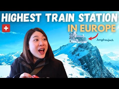 We Travelled to the HIGHEST TRAIN STATION IN EUROPE | Jungfraujoch Switzerland